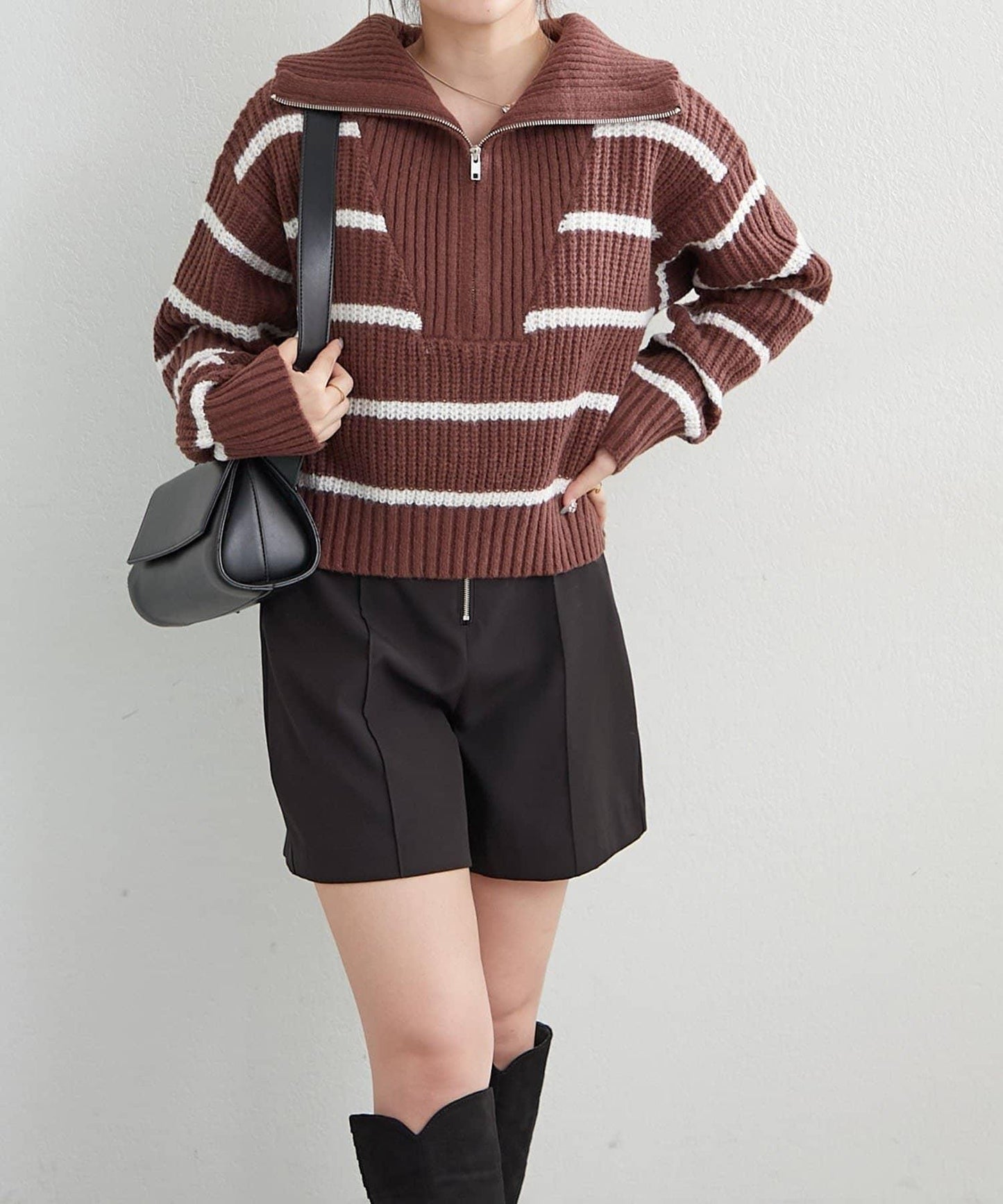 【RMAF】半拉鍊針織衫