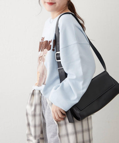 3只小狗眼鏡印花衛衣