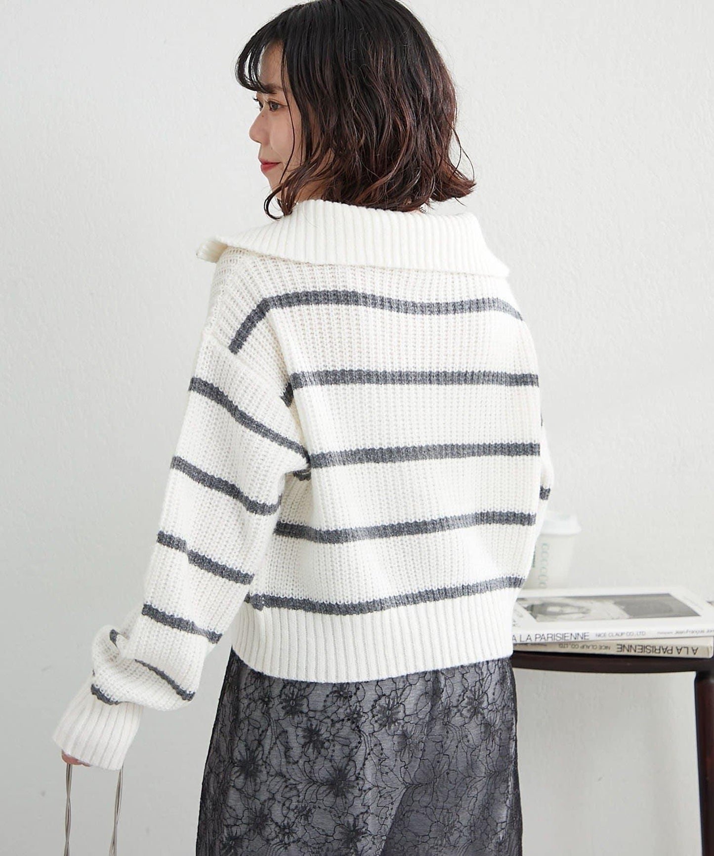 【RMAF】半拉鍊針織衫