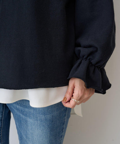 袖口荷葉邊衛衣