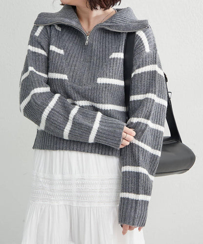 【RMAF】半拉鍊針織衫