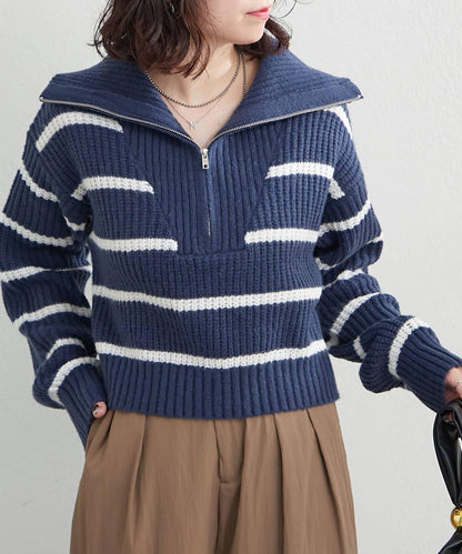 【RMAF】半拉鍊針織衫