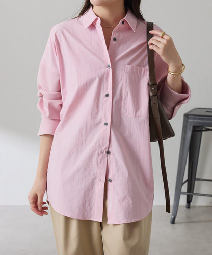 【冬季可穿】拼接設計襯衫