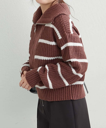 【RMAF】半拉鍊針織衫