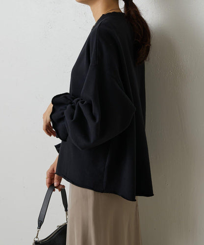 袖口荷葉邊衛衣