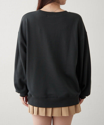 3只小狗眼鏡印花衛衣