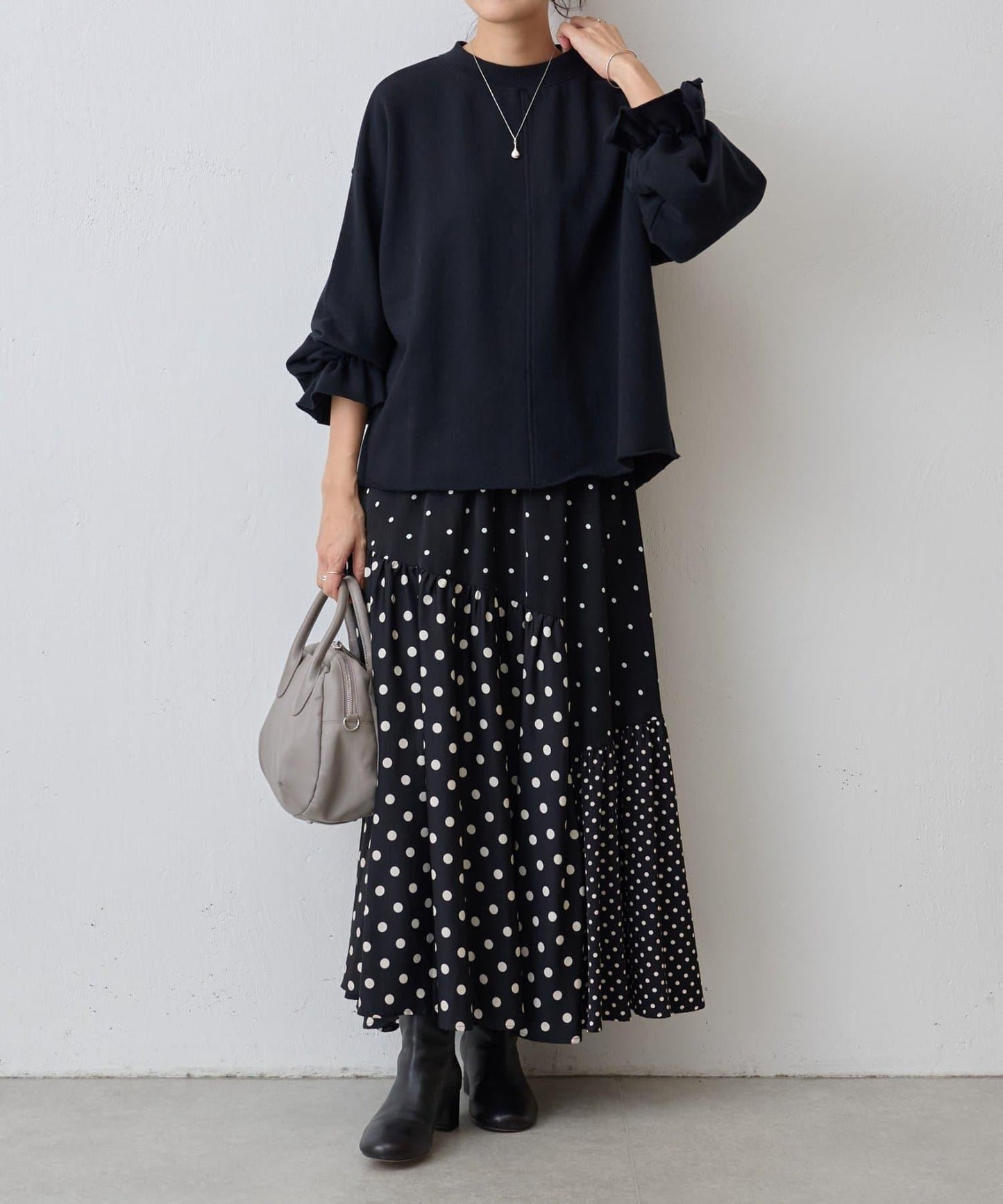 袖口荷葉邊衛衣