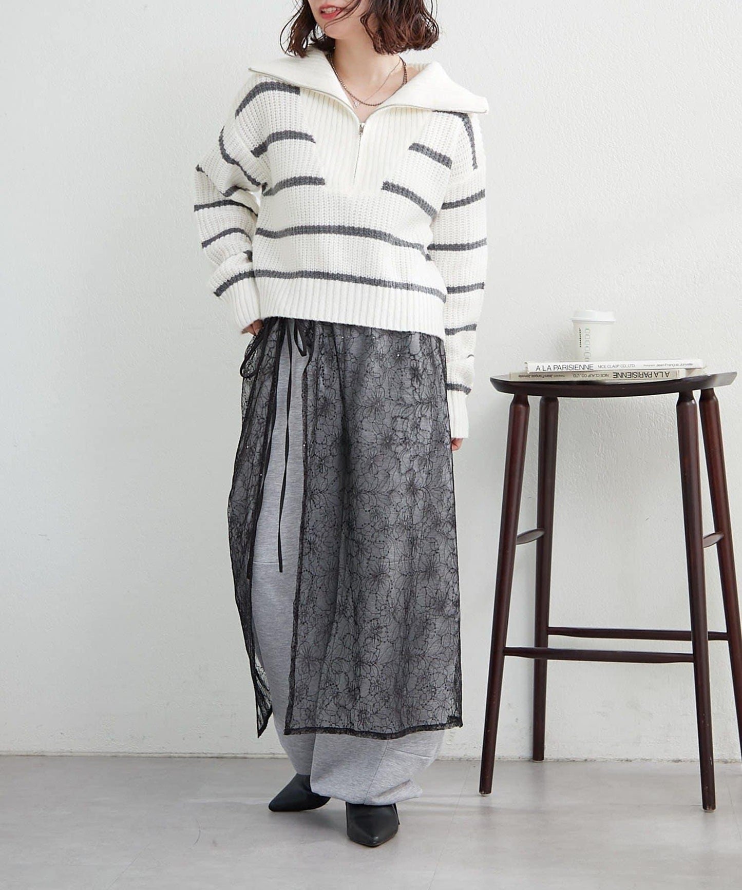 【RMAF】半拉鍊針織衫