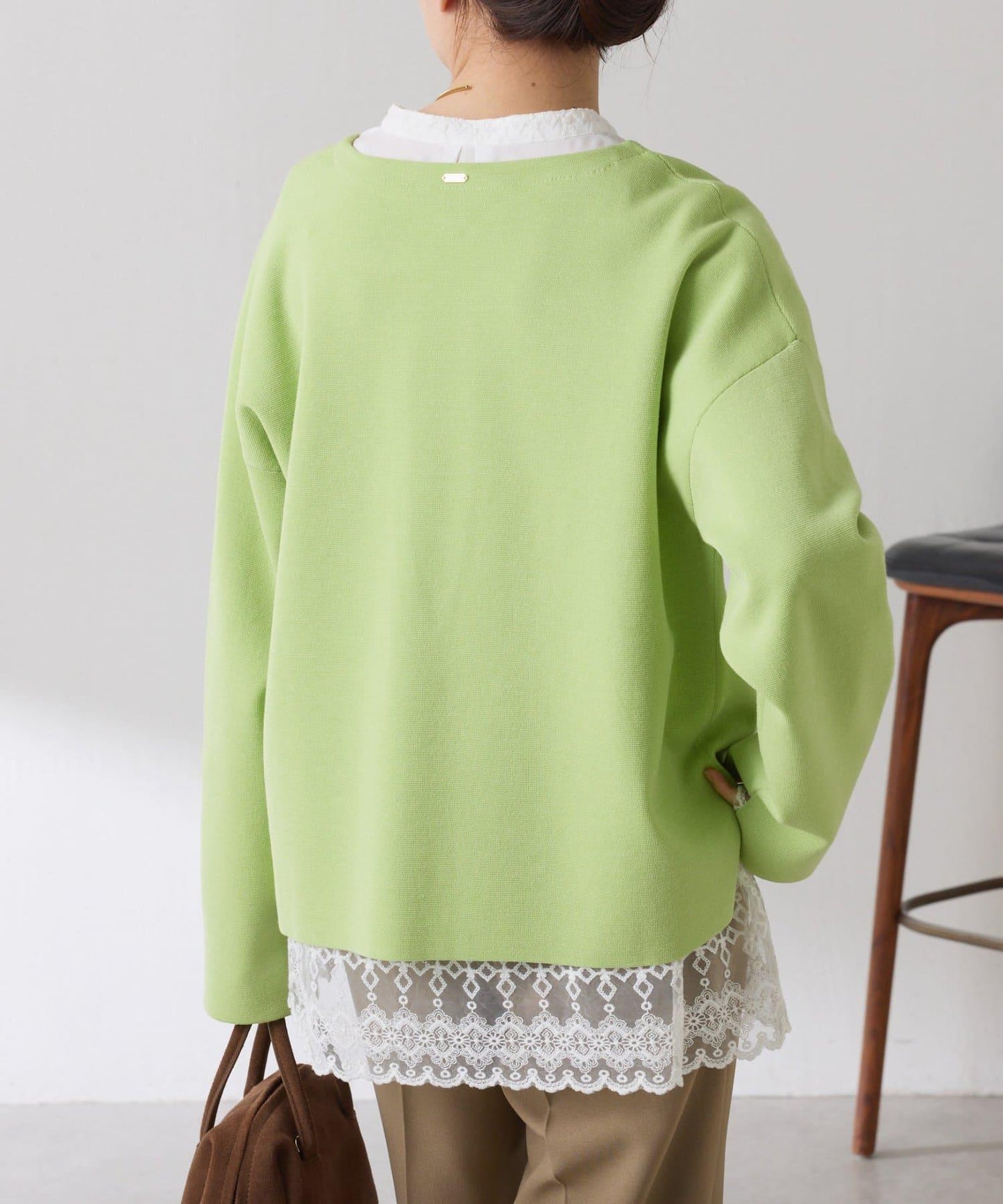 【顯瘦◎】V領巴斯克針織衫