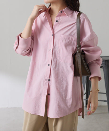 【冬季可穿】拼接設計襯衫