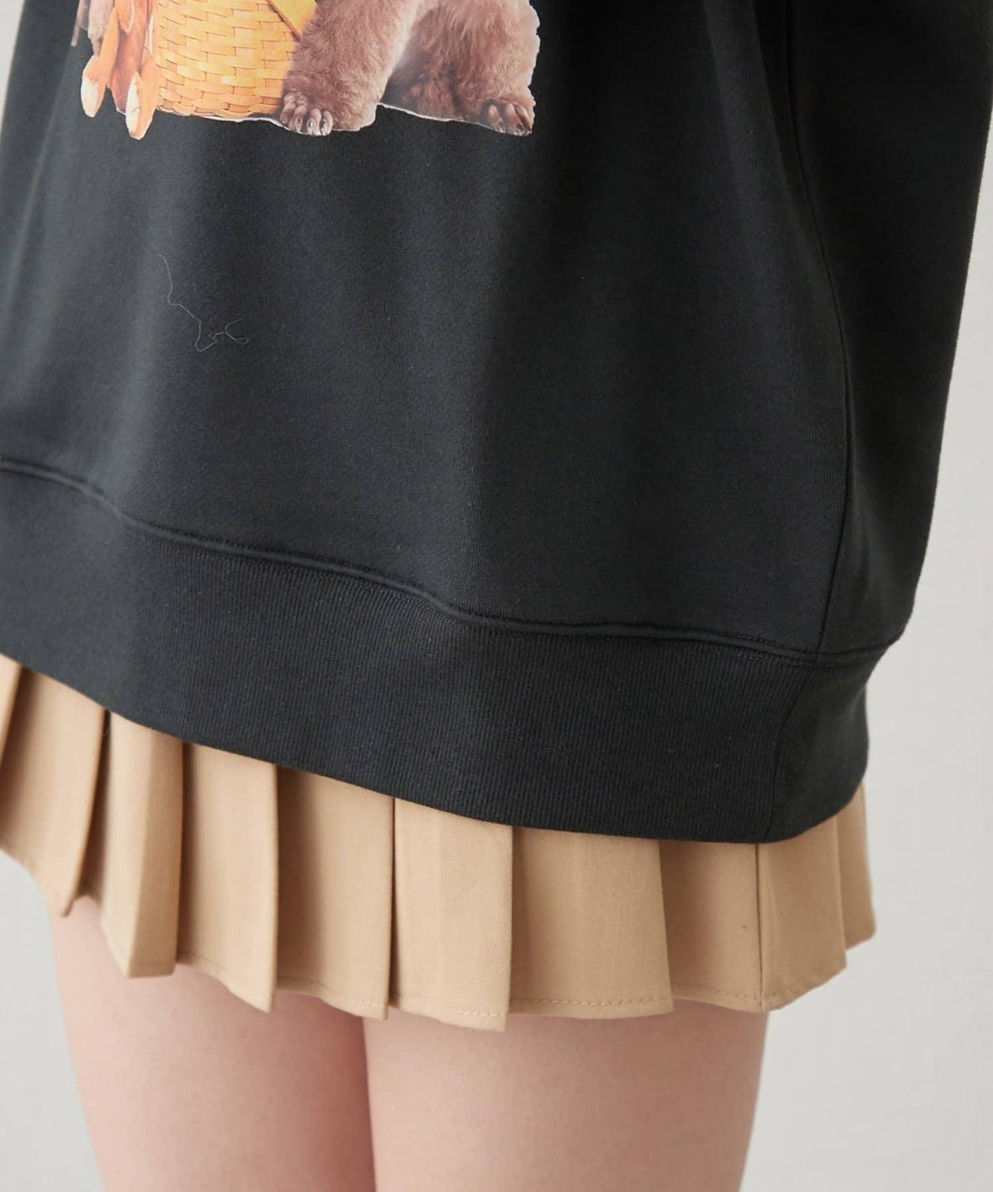 3只小狗眼鏡印花衛衣