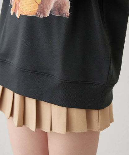 3只小狗眼鏡印花衛衣