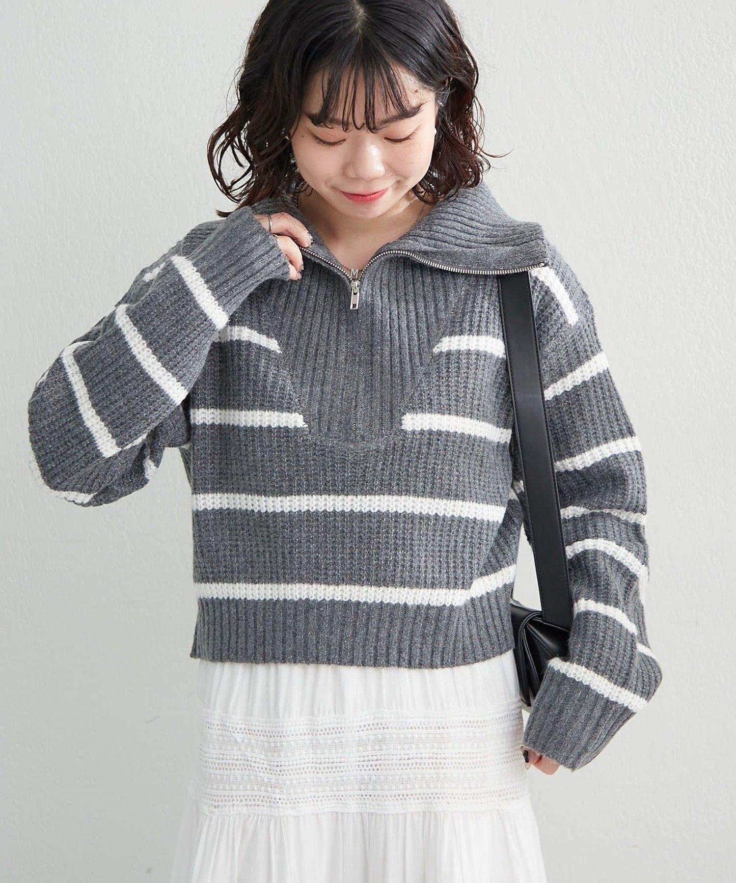 【RMAF】半拉鍊針織衫