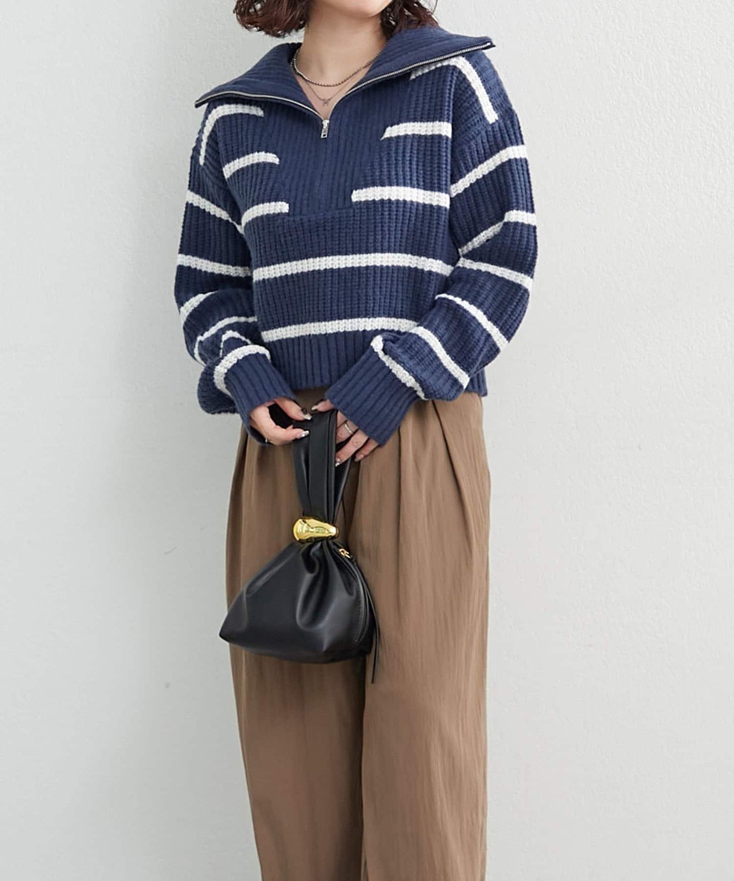 【RMAF】半拉鍊針織衫