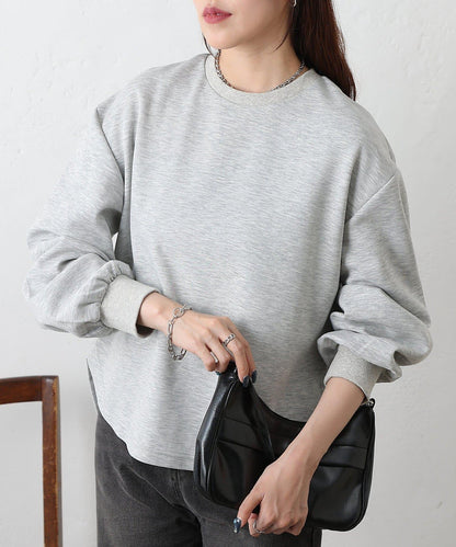 箱型背部拉鍊套頭衫