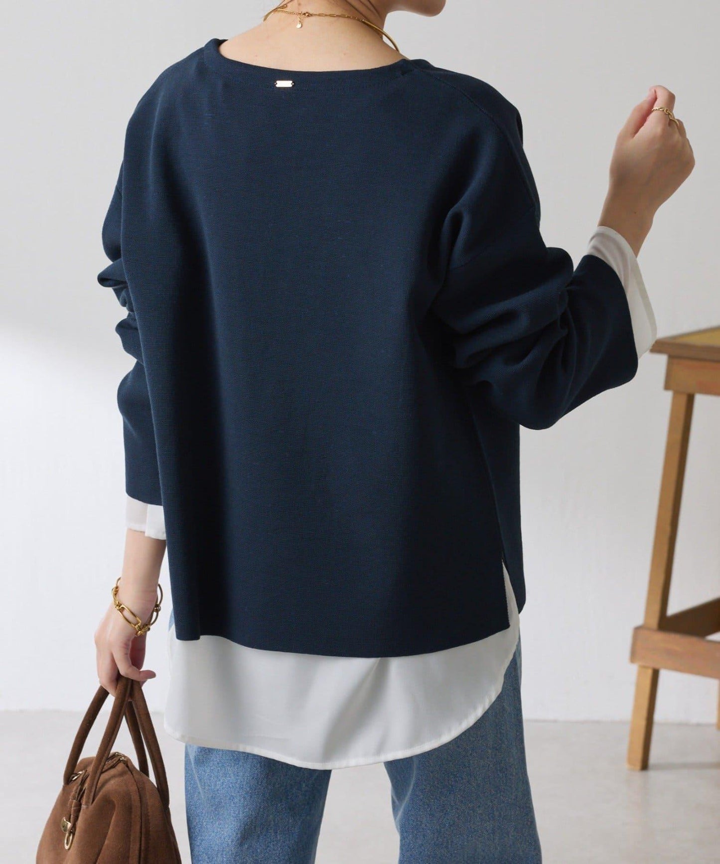 【顯瘦◎】V領巴斯克針織衫