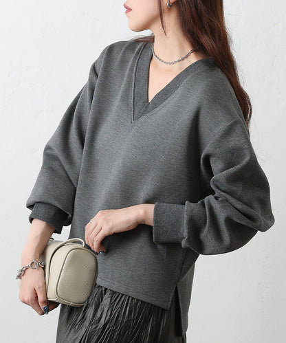 紙箱V領套頭衫