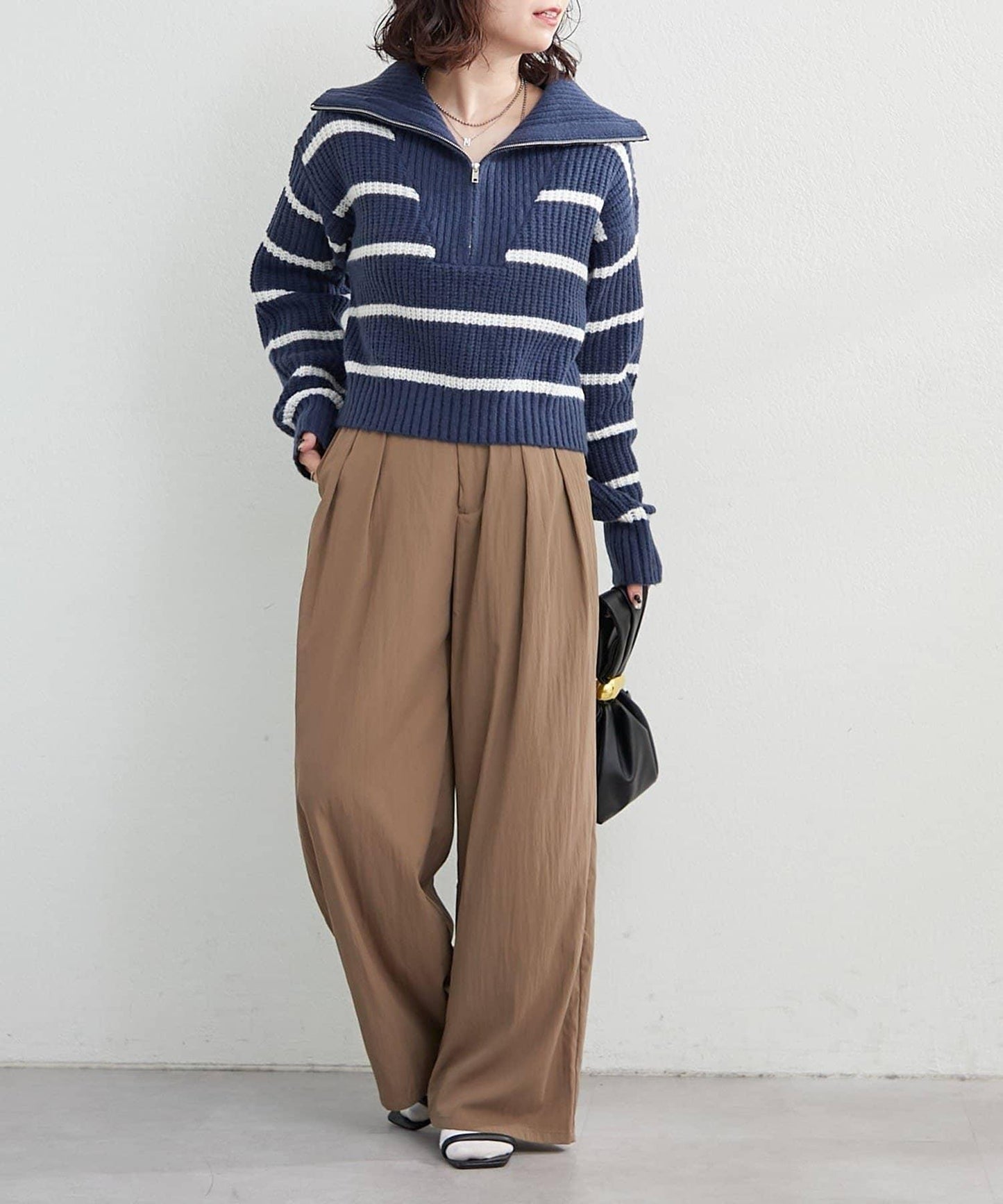 【RMAF】半拉鍊針織衫