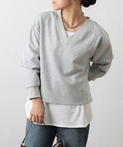紙箱V領套頭衫