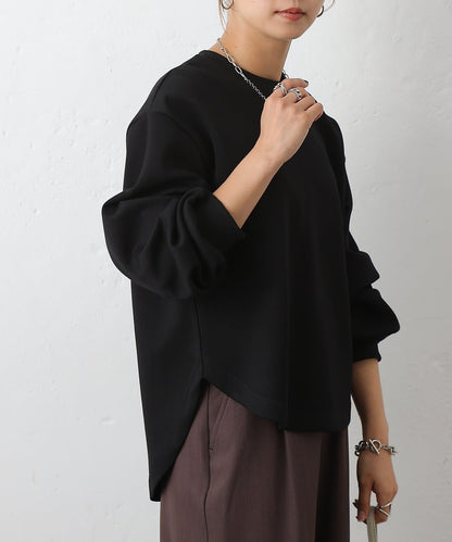 箱型背部拉鍊套頭衫