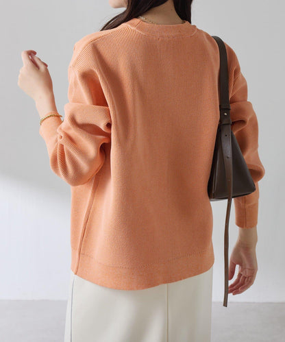 【腰部遮蓋】亮面紐扣開衫