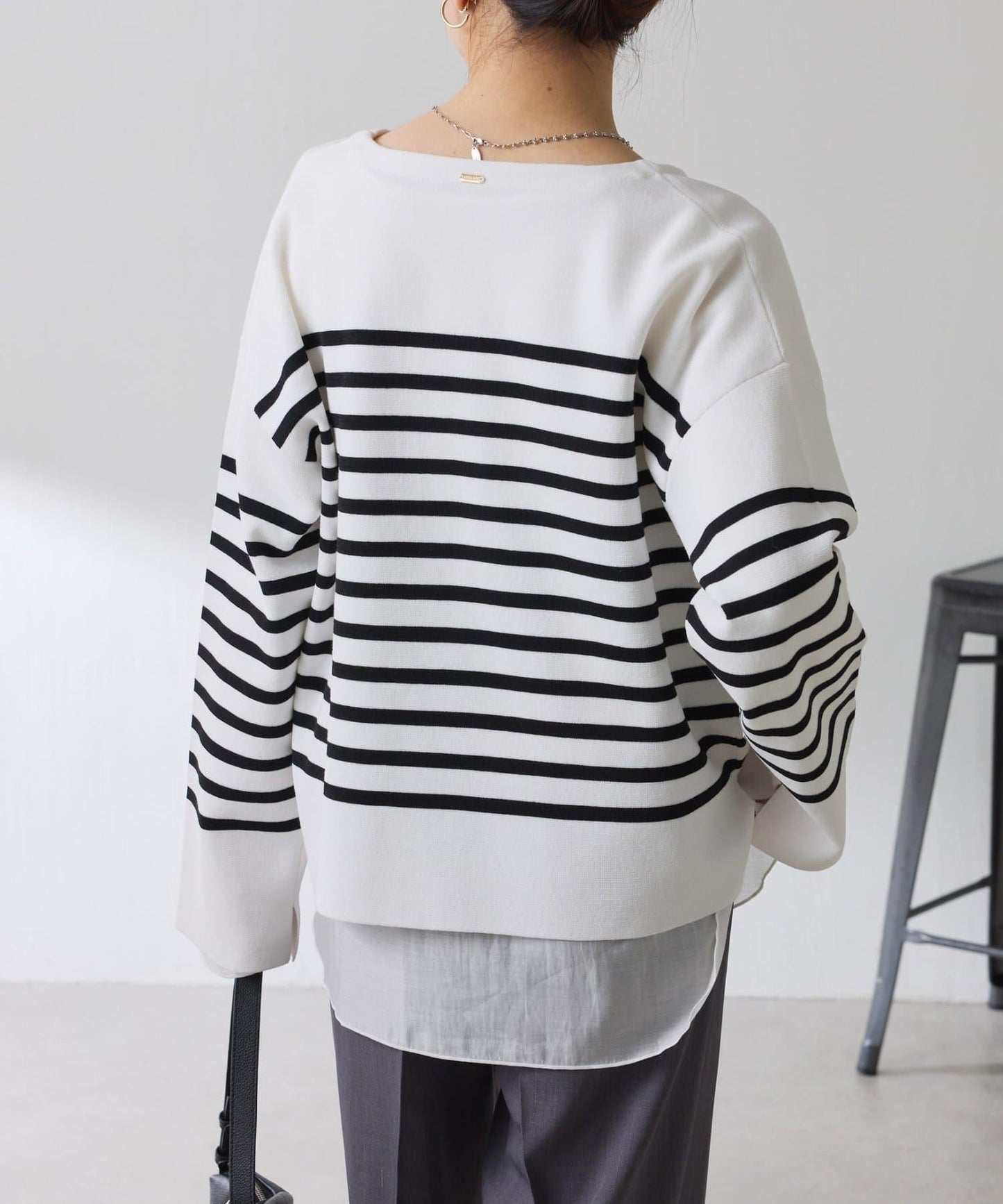 【顯瘦◎】V領巴斯克針織衫