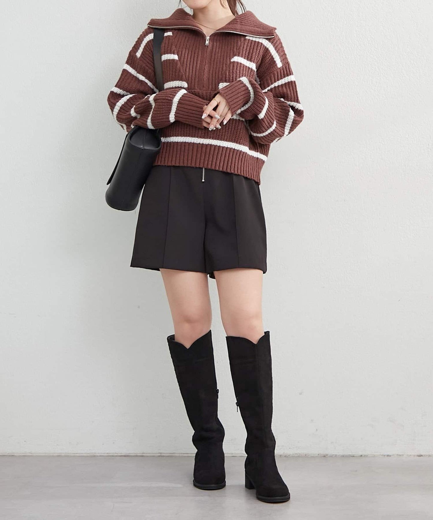 【RMAF】半拉鍊針織衫