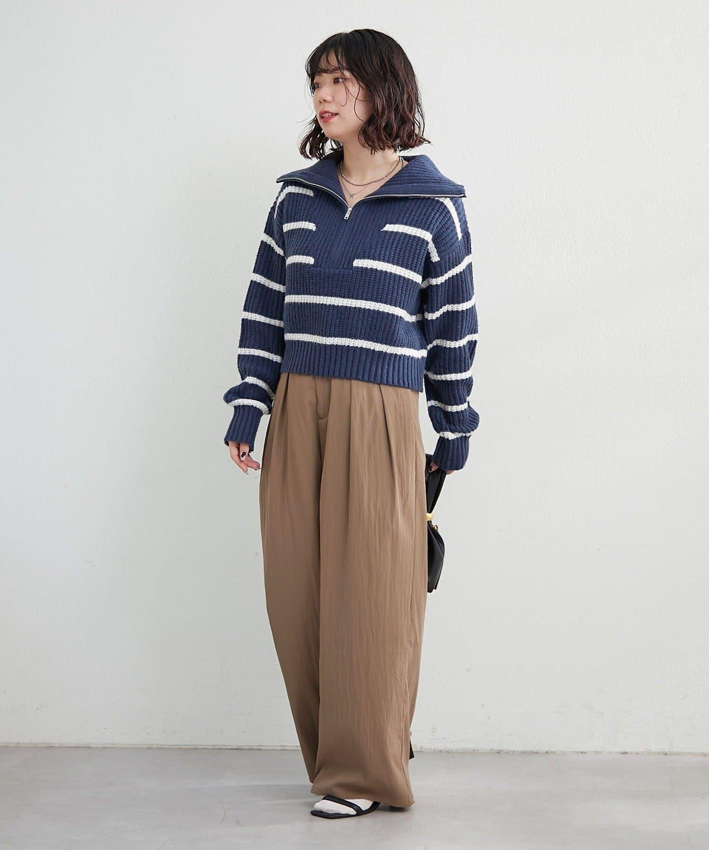 【RMAF】半拉鍊針織衫