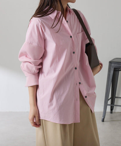 【冬季可穿】拼接設計襯衫