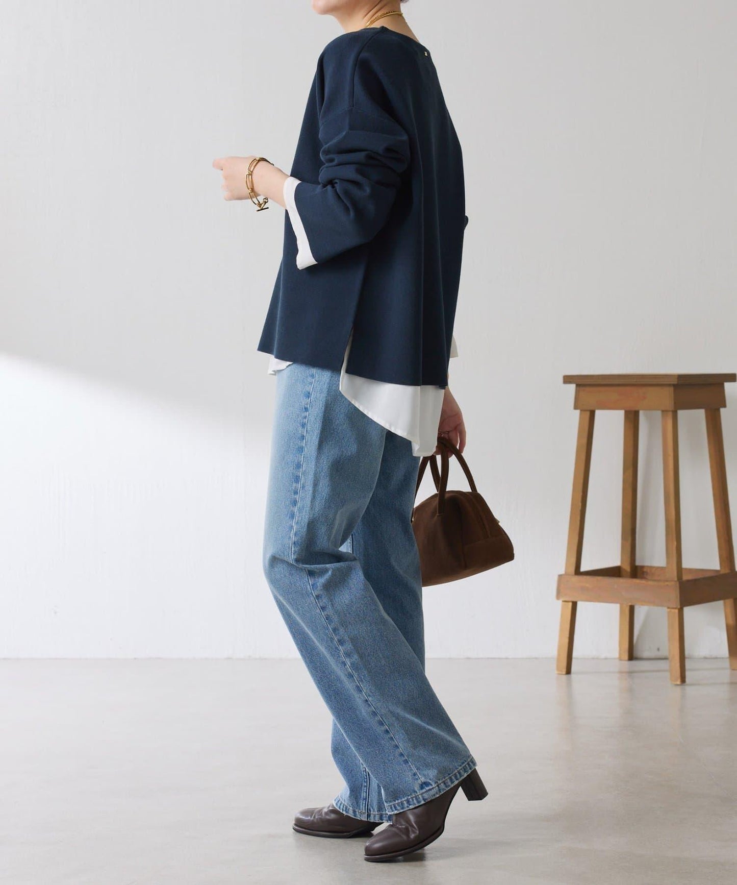 【顯瘦◎】V領巴斯克針織衫