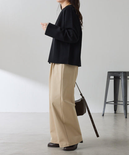 【顯瘦◎】V領巴斯克針織衫