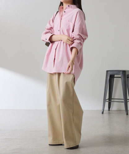 【冬季可穿】拼接設計襯衫