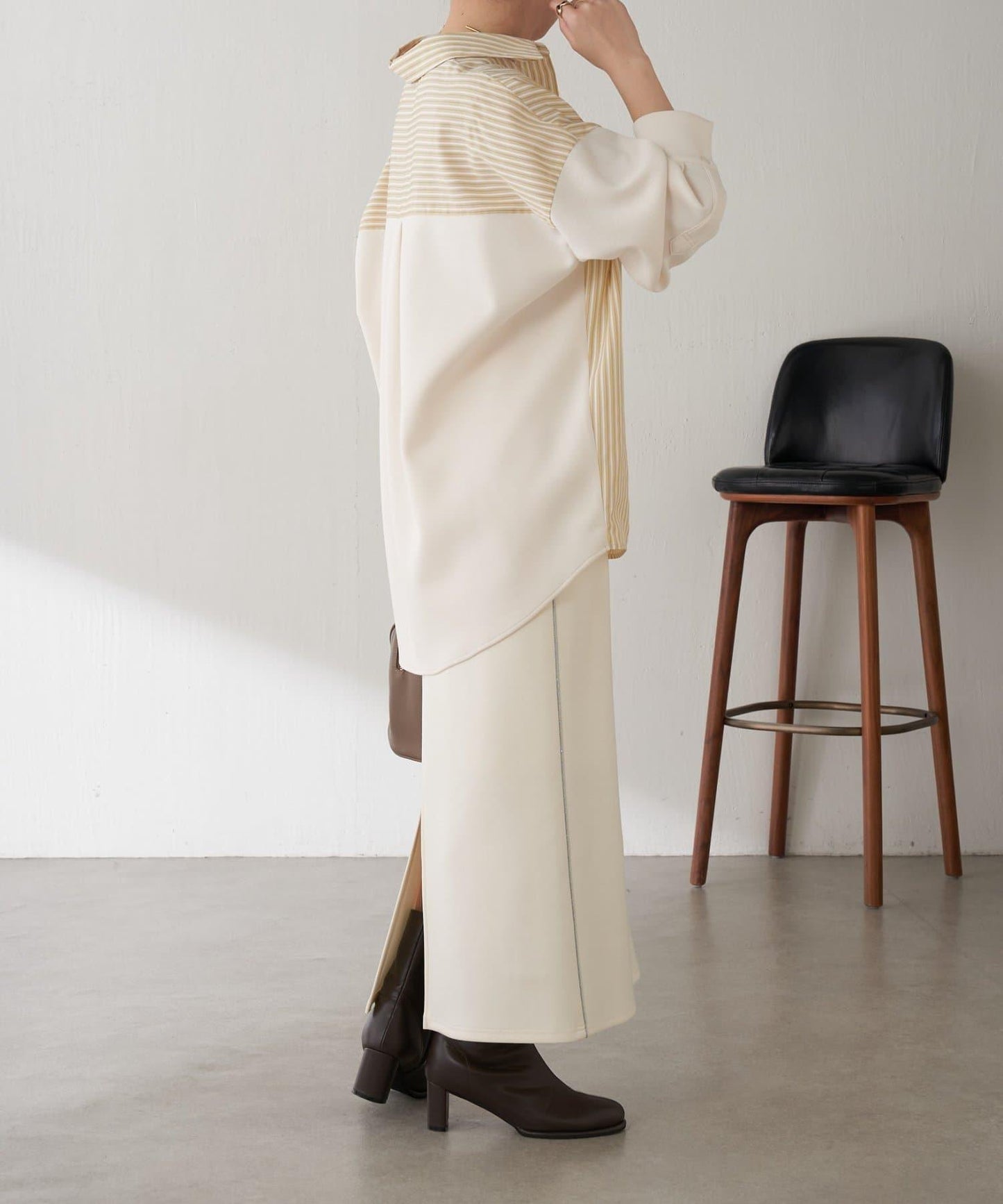 【彈力◎】側邊金屬紐扣包臀裙/禮服