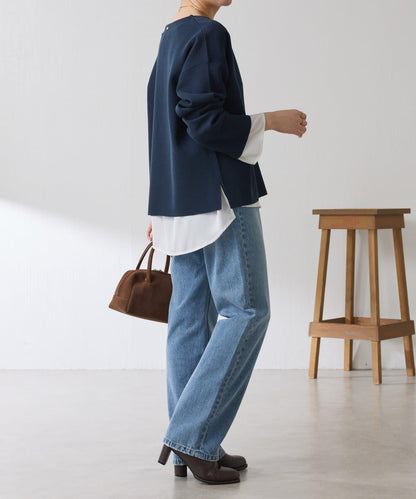 【顯瘦◎】V領巴斯克針織衫