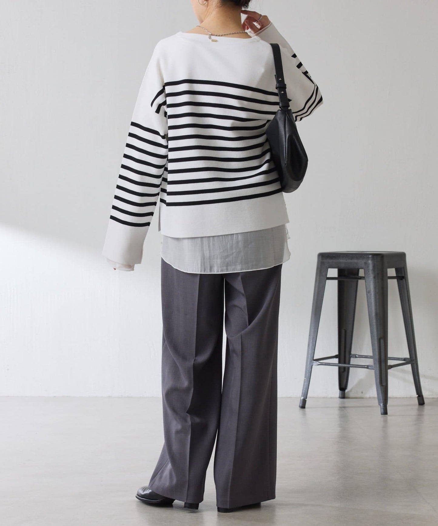 【顯瘦◎】V領巴斯克針織衫