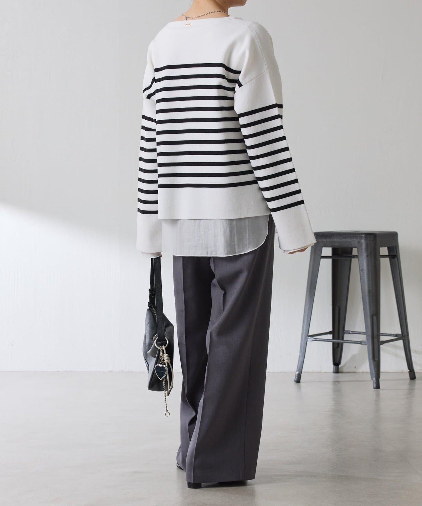 【顯瘦◎】V領巴斯克針織衫