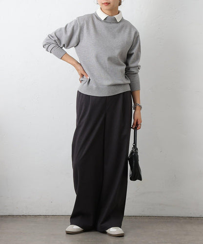 拼色針織套頭衫