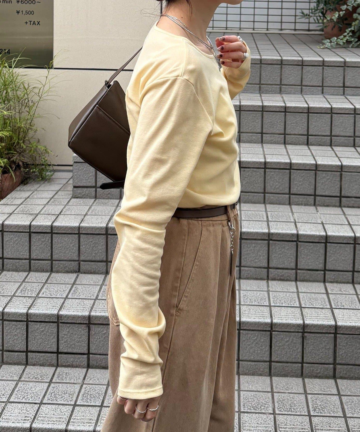 【接觸冷感/吸水速幹】基礎透視長袖T恤