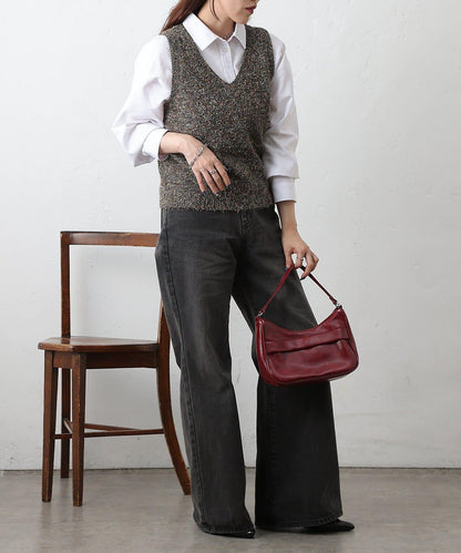 混紡紗線針織背心