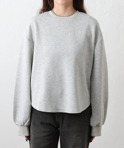 箱型背部拉鍊套頭衫