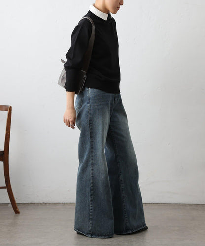 拼色針織套頭衫