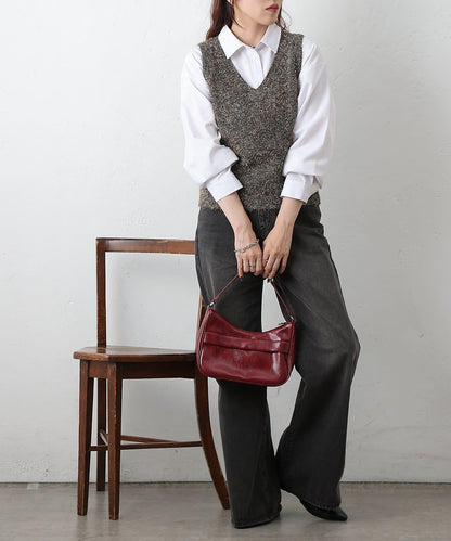 混紡紗線針織背心