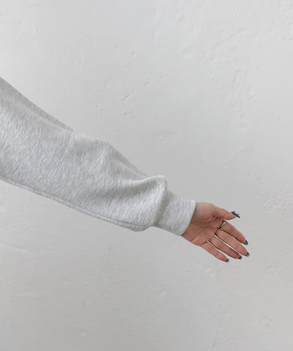 箱型荷葉邊下襬套頭衫