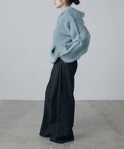 蓬鬆半拉鍊衛衣