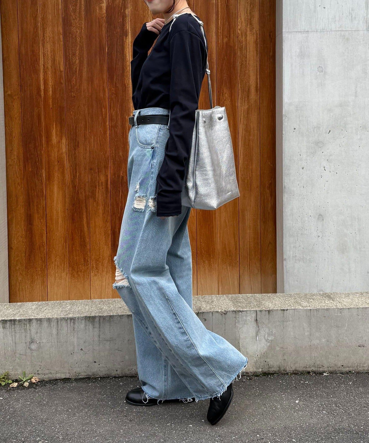 【接觸冷感/吸水速幹】基礎透視長袖T恤