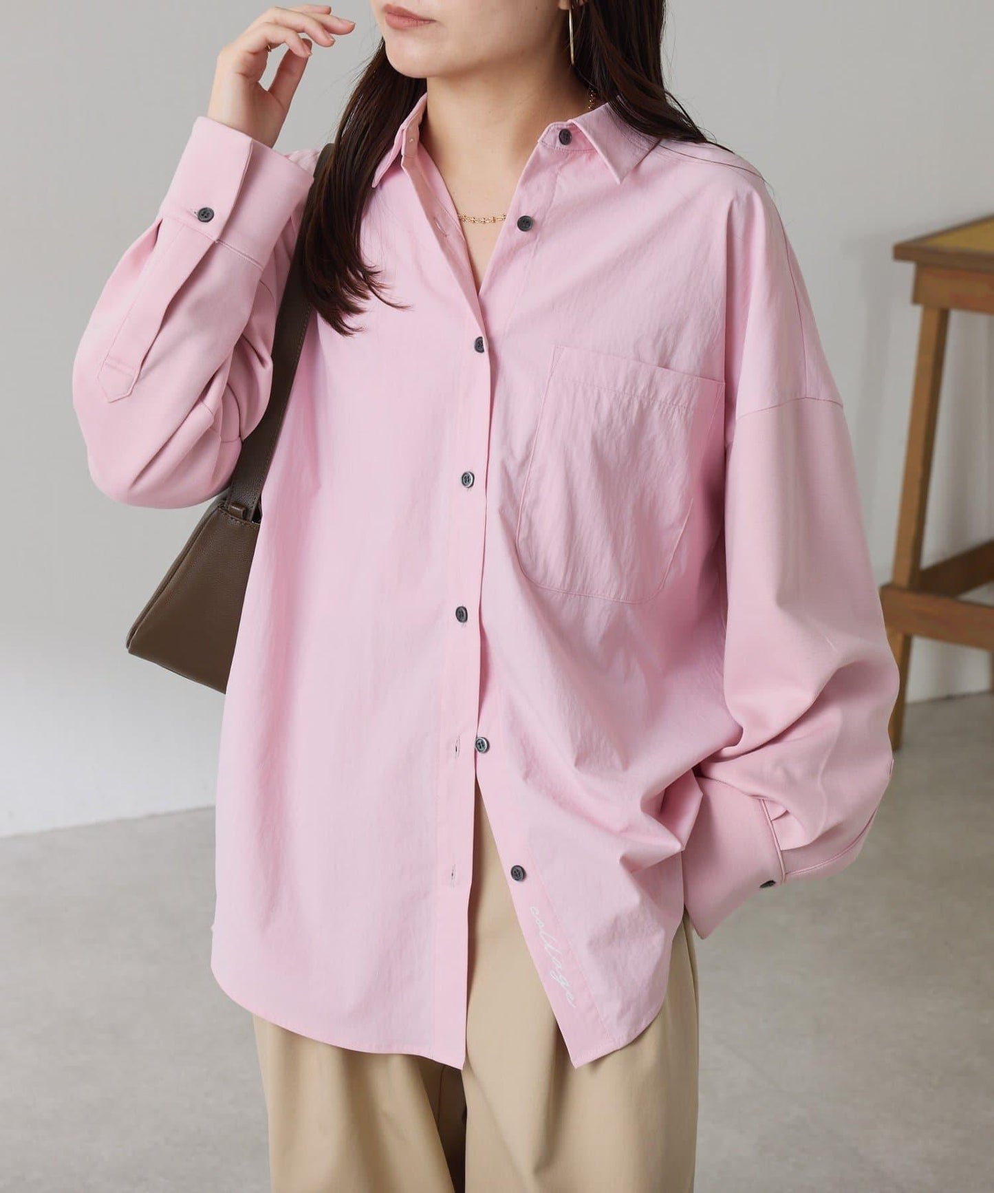 【冬季可穿】拼接設計襯衫