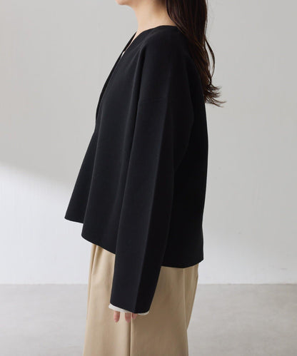 【顯瘦◎】V領巴斯克針織衫