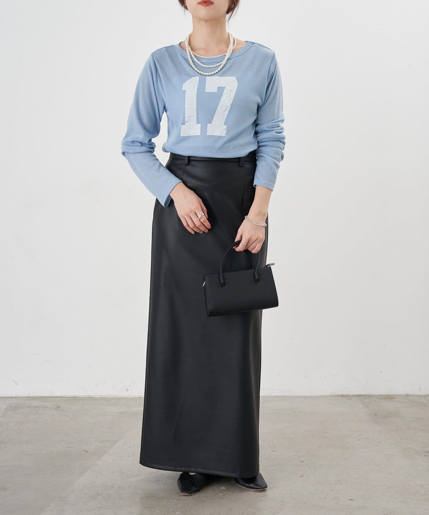 【26SS】數字印花長袖T恤