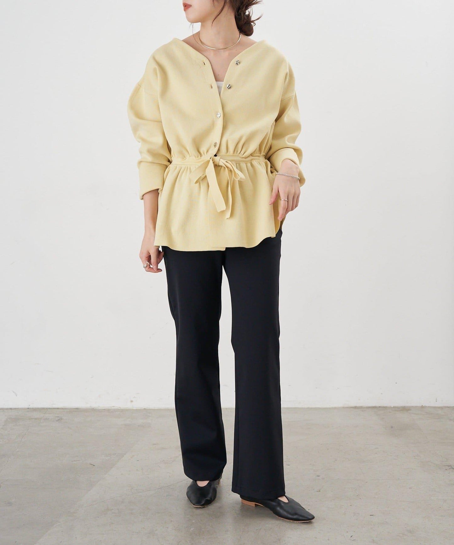 【26SS】修身針織長褲