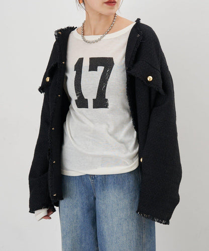 【26SS】數字印花長袖T恤